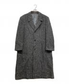 Christian Dior MONSIEURクリスチャンディオールムッシュ）の古着「ヘリンボーンネップウールコート」｜グレー
