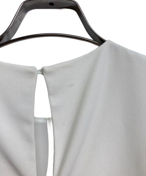 Mila Owen（ミラオーウェン）Mila Owen (ミラオーウェン) ウエストゴムイージーケアオールインワ ホワイト サイズ:1の古着・服飾アイテム