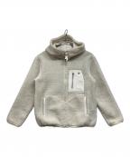 Schottショット）の古着「LEATHER POCKET PILE JACKE」｜ホワイト