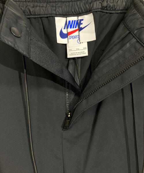 NIKE（ナイキ）NIKE (ナイキ) sacai (サカイ) ロゴ刺繍トラックパンツ ブラック サイズ:XXLの古着・服飾アイテム
