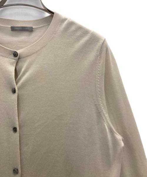 theory luxe（セオリーリュクス）theory luxe (セオリーリュクス) クルーネックカーディガン ベージュ サイズ:40の古着・服飾アイテム