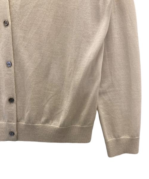 theory luxe（セオリーリュクス）theory luxe (セオリーリュクス) クルーネックカーディガン ベージュ サイズ:40の古着・服飾アイテム