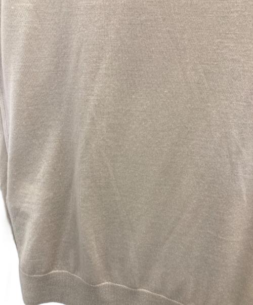 theory luxe（セオリーリュクス）theory luxe (セオリーリュクス) クルーネックカーディガン ベージュ サイズ:40の古着・服飾アイテム