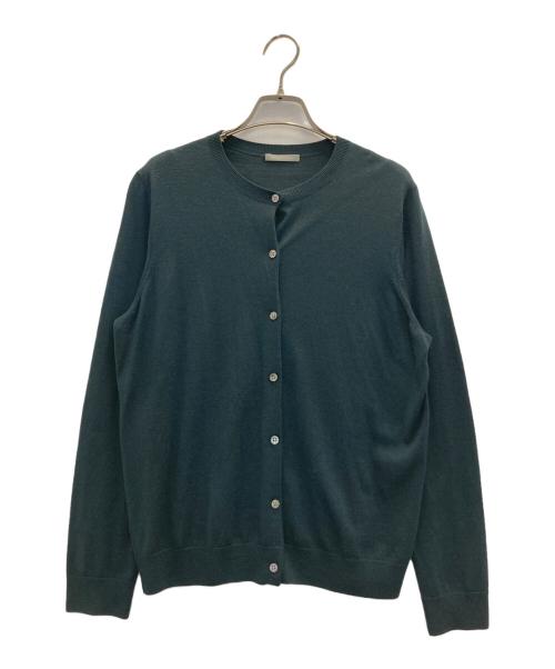 theory luxe（セオリーリュクス）theory luxe (セオリーリュクス) クルーネックカーディガン グリーン サイズ:40の古着・服飾アイテム