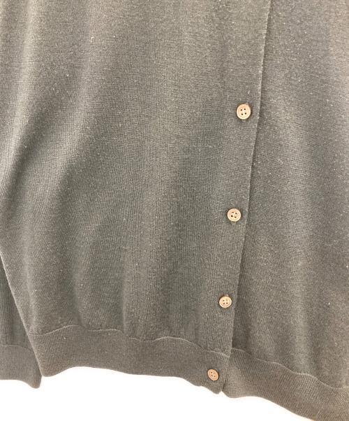 theory luxe（セオリーリュクス）theory luxe (セオリーリュクス) クルーネックカーディガン グリーン サイズ:40の古着・服飾アイテム