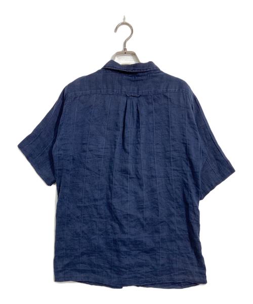 POLO RALPH LAUREN（ポロ・ラルフローレン）POLO RALPH LAUREN (ポロ・ラルフローレン) リネン混シャツ ネイビー サイズ:XLの古着・服飾アイテム