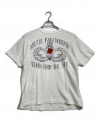 WAREHOUSEウエアハウス）の古着「ARCTIC PARATROOPER Tシャツ」｜ホワイト