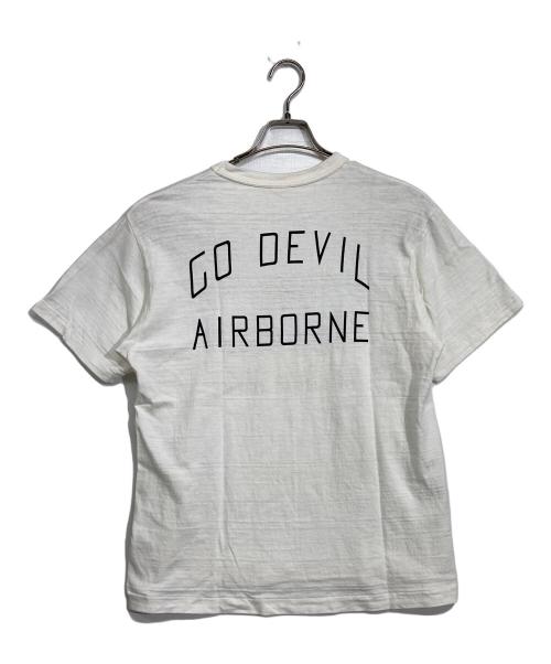 WAREHOUSE（ウエアハウス）WAREHOUSE (ウエアハウス) ARCTIC PARATROOPER Tシャツ ホワイト サイズ:Lの古着・服飾アイテム