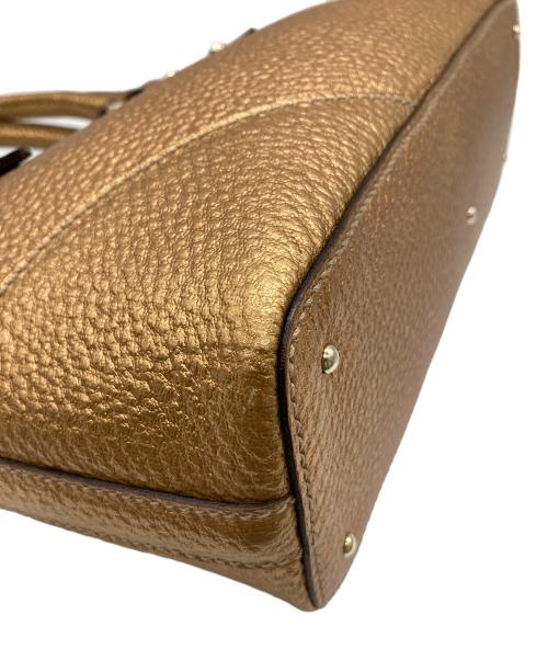 GUCCI（グッチ）GUCCI (グッチ) ハンドバッグ ゴールドの古着・服飾アイテム