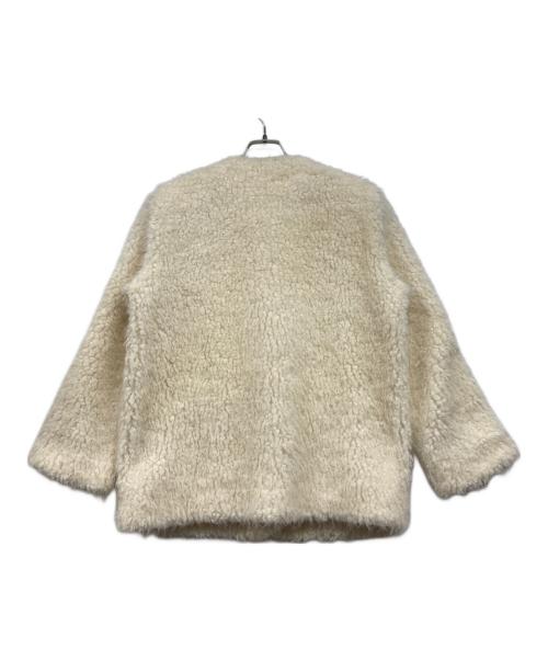 HER LIP TO（ハーリップトゥ）Her lip to (ハーリップトゥ) Royal Faux Fur Coa ホワイト サイズ:Sの古着・服飾アイテム