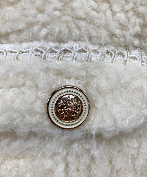 HER LIP TO（ハーリップトゥ）Her lip to (ハーリップトゥ) Royal Faux Fur Coa ホワイト サイズ:Sの古着・服飾アイテム