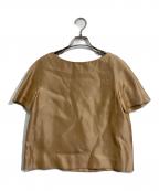 ADOREアドーア）の古着「シルクブラウス」｜ブラウン