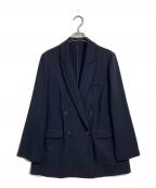 SOEJUソージュ）の古着「ウールライクダブルジャケット」｜ネイビー