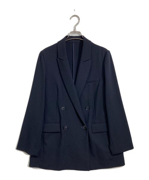 SOEJU（ソージュ）SOEJU (ソージュ) ウールライクダブルジャケット ネイビー サイズ:Mの古着・服飾アイテム