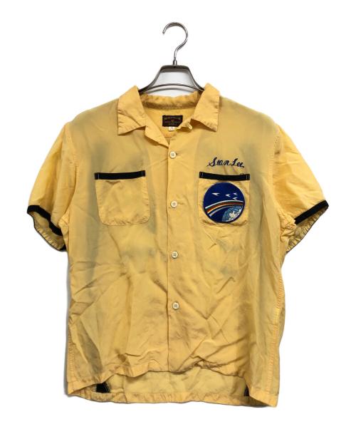 BUZZ RICKSON'S（バズリクソンズ）Buzz Rickson's (バズリクソンズ) ボウリングシャツ イエロー サイズ:15の古着・服飾アイテム