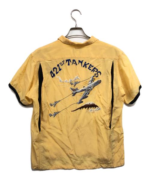 BUZZ RICKSON'S（バズリクソンズ）Buzz Rickson's (バズリクソンズ) ボウリングシャツ イエロー サイズ:15の古着・服飾アイテム