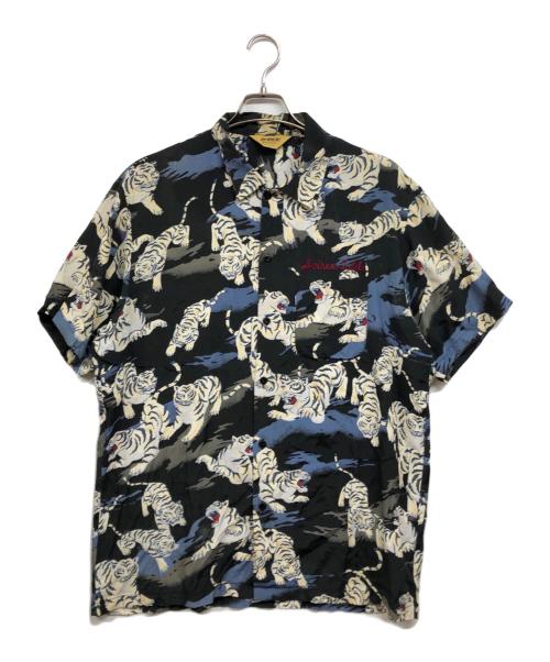 AVIREX（アヴィレックス）AVIREX (アヴィレックス) アロハシャツ ブラック サイズ:XLの古着・服飾アイテム