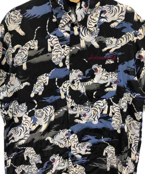 AVIREX（アヴィレックス）AVIREX (アヴィレックス) アロハシャツ ブラック サイズ:XLの古着・服飾アイテム