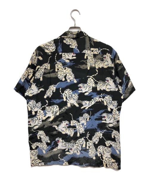 AVIREX（アヴィレックス）AVIREX (アヴィレックス) アロハシャツ ブラック サイズ:XLの古着・服飾アイテム