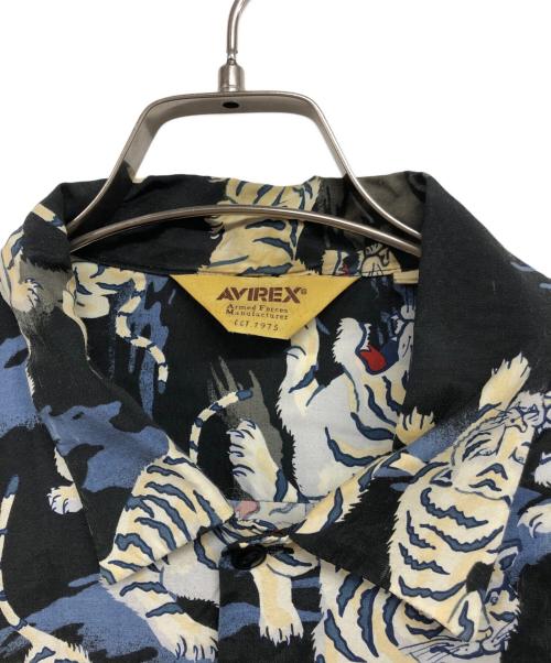AVIREX（アヴィレックス）AVIREX (アヴィレックス) アロハシャツ ブラック サイズ:XLの古着・服飾アイテム