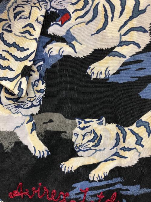 AVIREX（アヴィレックス）AVIREX (アヴィレックス) アロハシャツ ブラック サイズ:XLの古着・服飾アイテム