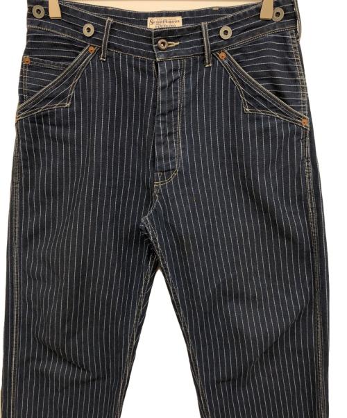 Schott（ショット）shott (ショット) OLD HICKORY DENIM PANTS ネイビー サイズ:W32の古着・服飾アイテム
