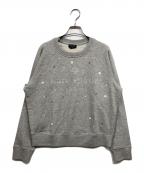 Kate Spadeケイトスペード）の古着「グリッターエンベリッシュドロゴスウェット」｜グレー