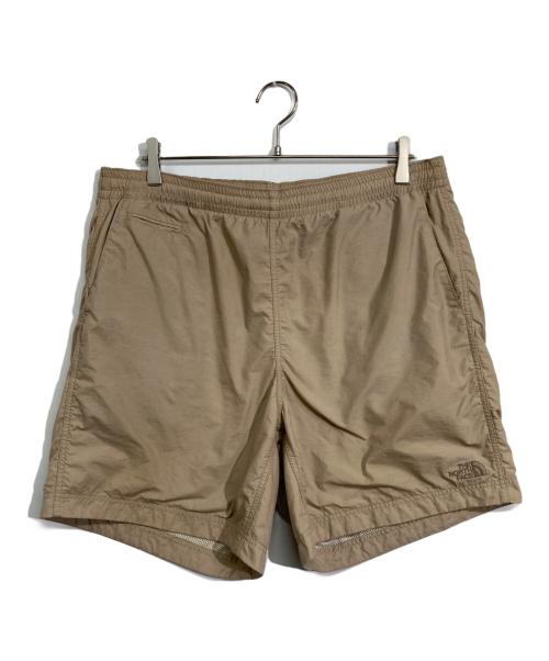 THE NORTHFACE PURPLELABEL（ザ・ノースフェイス パープルレーベル）THE NORTHFACE PURPLELABEL (ザ・ノースフェイス パープルレーベル) Nylon Logo Shorts ベージュ サイズ:W34の古着・服飾アイテム