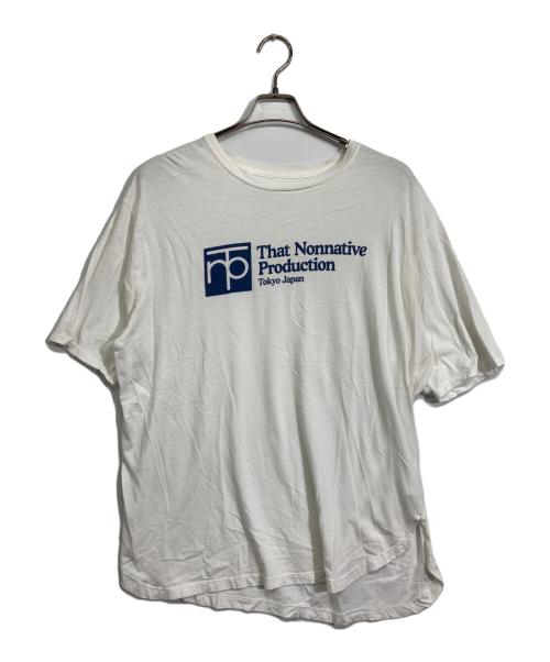 nonnative（ノンネイティブ）nonnative (ノンネイティブ) UNIVERSITY TEE ホワイト サイズ:4の古着・服飾アイテム