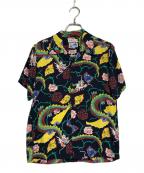 Sun Surf×BEAMSサンサーフ×ビームス）の古着「アロハシャツ」｜ネイビー