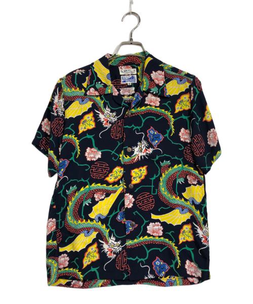 Sun Surf（サンサーフ）Sun Surf (サンサーフ) BEAMS (ビームス) アロハシャツ ネイビー サイズ:Mの古着・服飾アイテム
