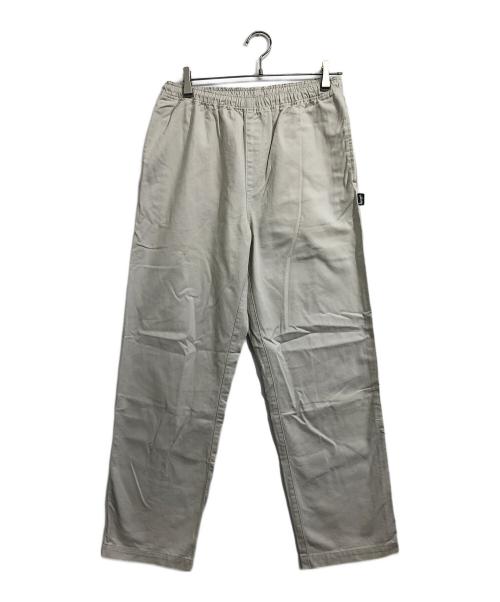 stussy（ステューシー）stussy (ステューシー) BRUSHED BEACH PANT アイボリー サイズ:Sの古着・服飾アイテム