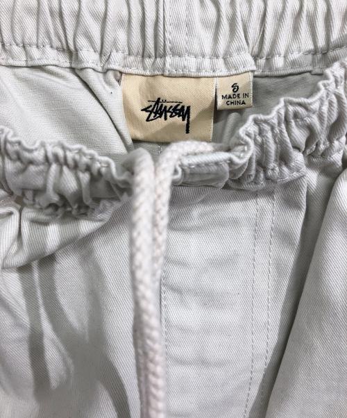 stussy（ステューシー）stussy (ステューシー) BRUSHED BEACH PANT アイボリー サイズ:Sの古着・服飾アイテム