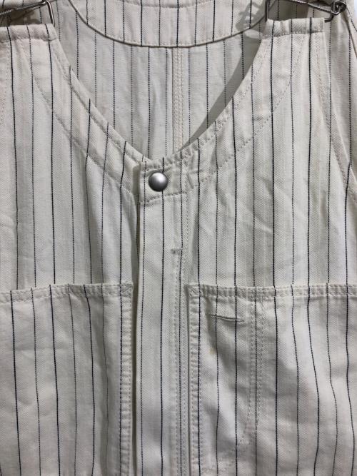 BEAMS PLUS（ビームスプラス）BEAMS PLUS (ビームスプラス) WORK OVERALLS ホワイト サイズ:Mの古着・服飾アイテム