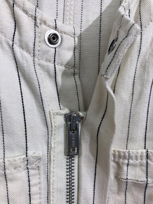 BEAMS PLUS（ビームスプラス）BEAMS PLUS (ビームスプラス) WORK OVERALLS ホワイト サイズ:Mの古着・服飾アイテム