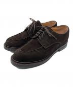 HARROGATEハロゲイト）の古着「エッジウェアUチップシューズ」｜ブラウン