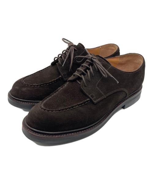 HARROGATE（ハロゲイト）HARROGATE (ハロゲイト) エッジウェアUチップシューズ ブラウン サイズ:7の古着・服飾アイテム