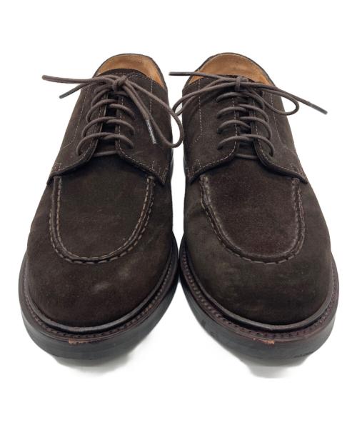 HARROGATE（ハロゲイト）HARROGATE (ハロゲイト) エッジウェアUチップシューズ ブラウン サイズ:7の古着・服飾アイテム