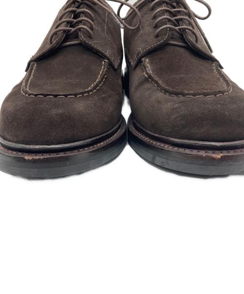 HARROGATE（ハロゲイト）HARROGATE (ハロゲイト) エッジウェアUチップシューズ ブラウン サイズ:7の古着・服飾アイテム