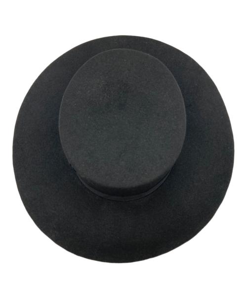 H.W.DOG&CO.（エイチ ダブリュー ドッグ アンド コー）H.W.DOG&CO. (エイチ ダブリュー ドッグ アンド コー) HIGH BOATERハット ブラック サイズ:38の古着・服飾アイテム