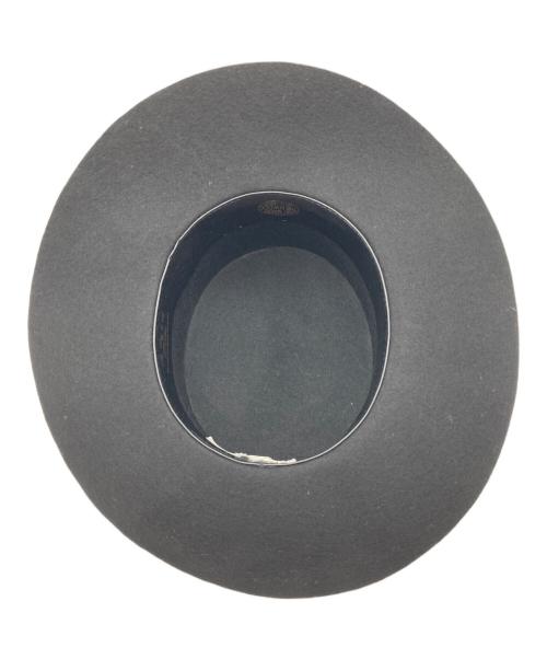 H.W.DOG&CO.（エイチ ダブリュー ドッグ アンド コー）H.W.DOG&CO. (エイチ ダブリュー ドッグ アンド コー) HIGH BOATERハット ブラック サイズ:38の古着・服飾アイテム