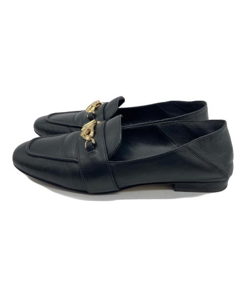 MICHAEL KORS（マイケル・コース）MICHAEL KORS (マイケルコース) レザーフラットシューズ ブラック サイズ:5.5Mの古着・服飾アイテム