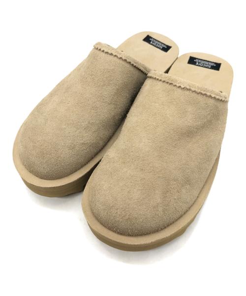 SUICOI'E（スイコック）SUICOI'E (スイコック) SUICOKE NEW WAVE BIT MULE ベージュ サイズ:23cmの古着・服飾アイテム
