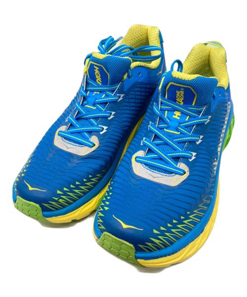 HOKAONEONE（ホカオネオネ）HOKAONEONE (ホカオネオネ) ARAHI ブルー×イエロー サイズ:28cmの古着・服飾アイテム