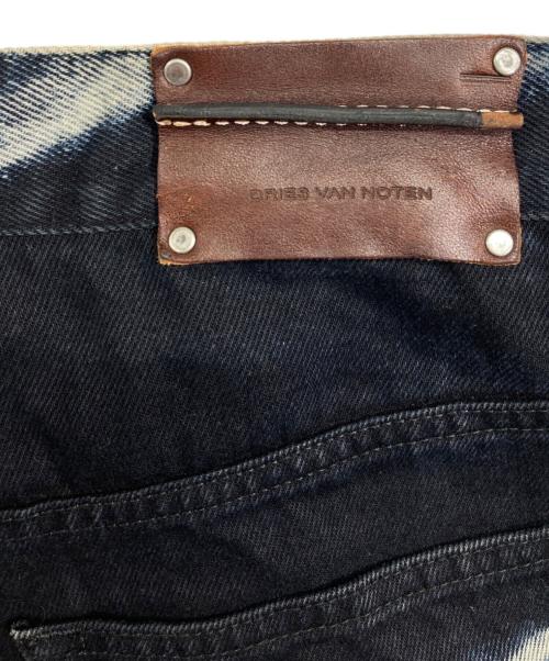 DRIES VAN NOTEN（ドリスヴァンノッテン）DRIES VAN NOTEN (ドリスヴァンノッテン) ブリーチデニムパンツ ブラック サイズ:31の古着・服飾アイテム
