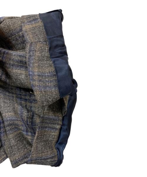 BOSS HUGO BOSS（ボス ヒューゴボス）BOSS HUGO BOSS (ボス ヒューゴボス) テーラードジャケット グレー×ブルー サイズ:38Rの古着・服飾アイテム