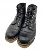 RED WINGレッドウィング）の古着「6inch CLASSIC PLAIN TOE ブーツ」｜ブラック