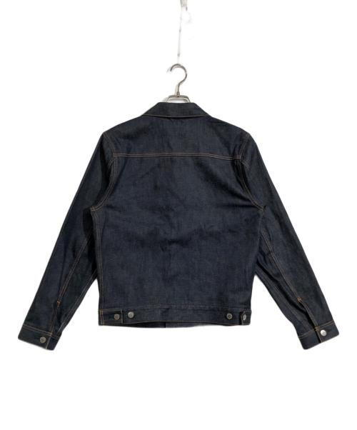 maison kitsune（メゾンキツネ）MAISON KITSUNE (メゾンキツネ) デニムジャケット インディゴ サイズ:Sの古着・服飾アイテム