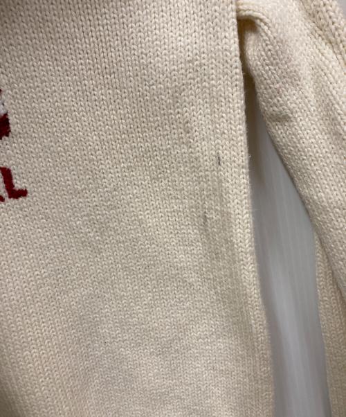 POLO RALPH LAUREN（ポロ・ラルフローレン）POLO RALPH LAUREN (ポロ・ラルフローレン) 星条旗柄クルーネックニット ホワイト サイズ:XSの古着・服飾アイテム