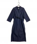 Drawing Numbersドローイングナンバーズ）の古着「ブラウスワンピース」｜ネイビー
